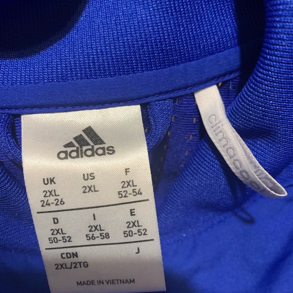 Adidas Condivo Climacool FULL ZIP Womens training jacket size 2XL EUC - Picture 9 of 13